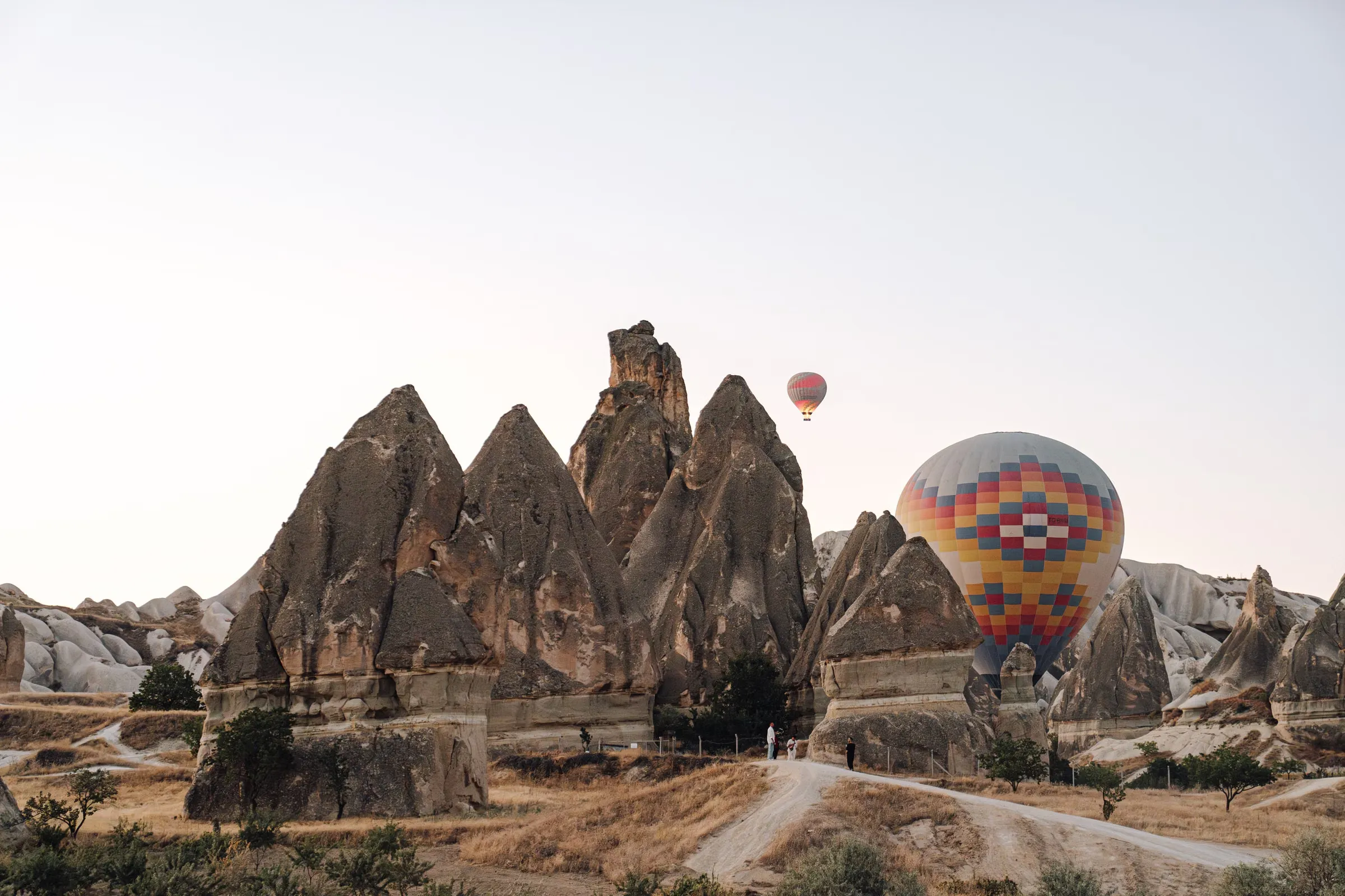 VIP Cappadocia Hot Air Balloon Flight over the fairy chimneys at sunrise — private luxury experience by Allway Tour