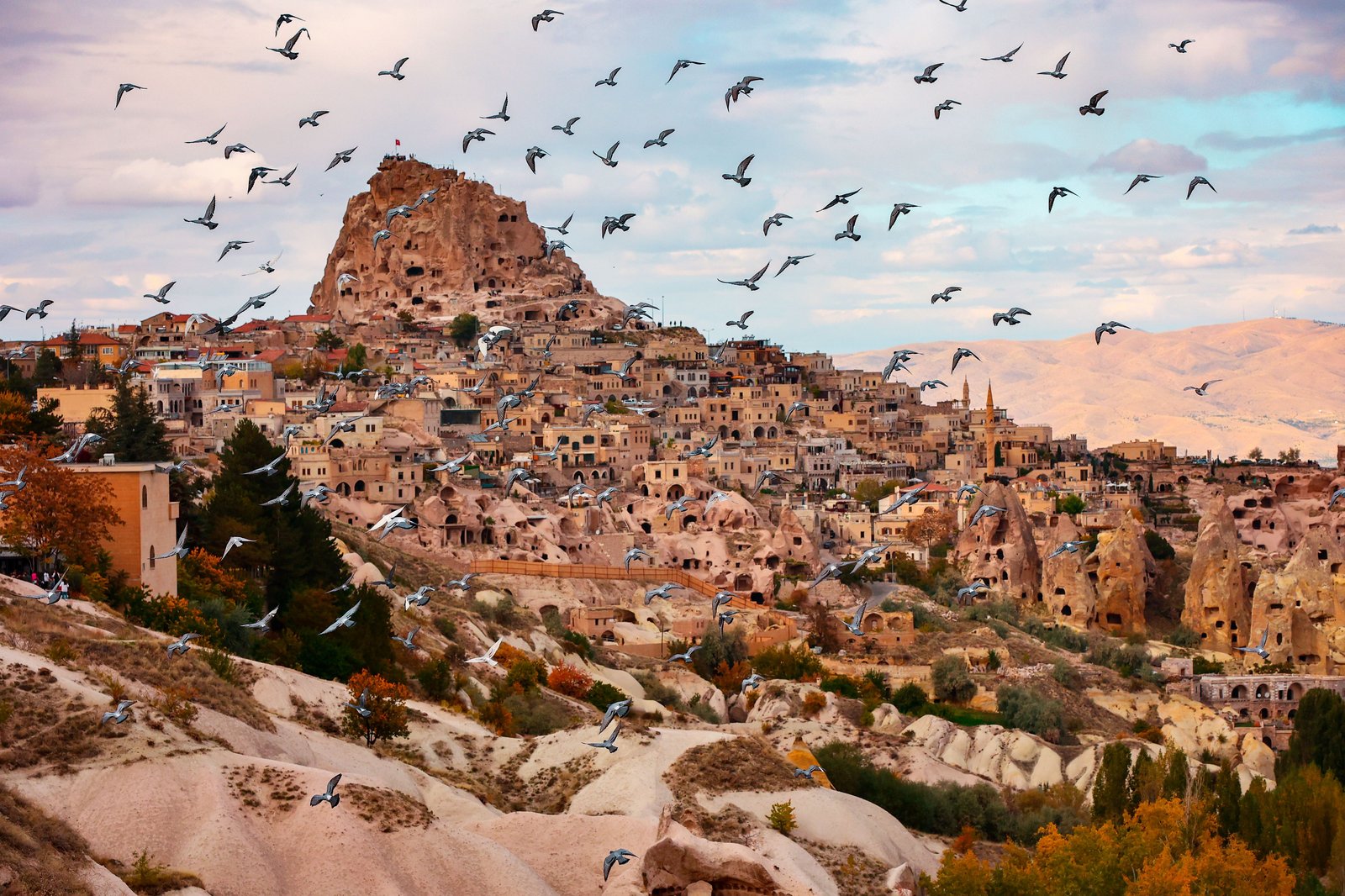 Cappadocia fairy chimneys landscape