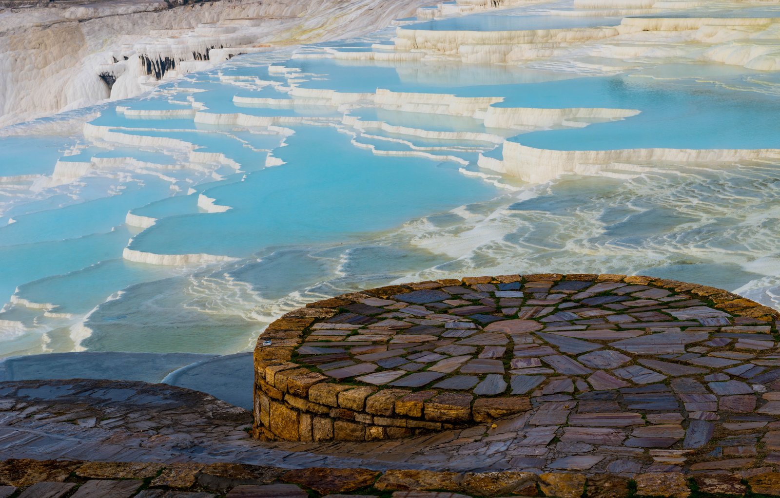 Pamukkale travertine terraces